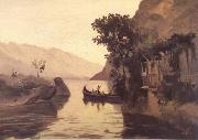 Vue de Riva (mk11) Jean Baptiste Camille  Corot